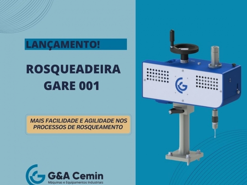 Lançamento - Rosqueadeira GARE 001